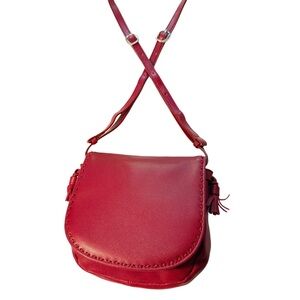 Eddie Bauer Vibrant Red Crossbody Bag